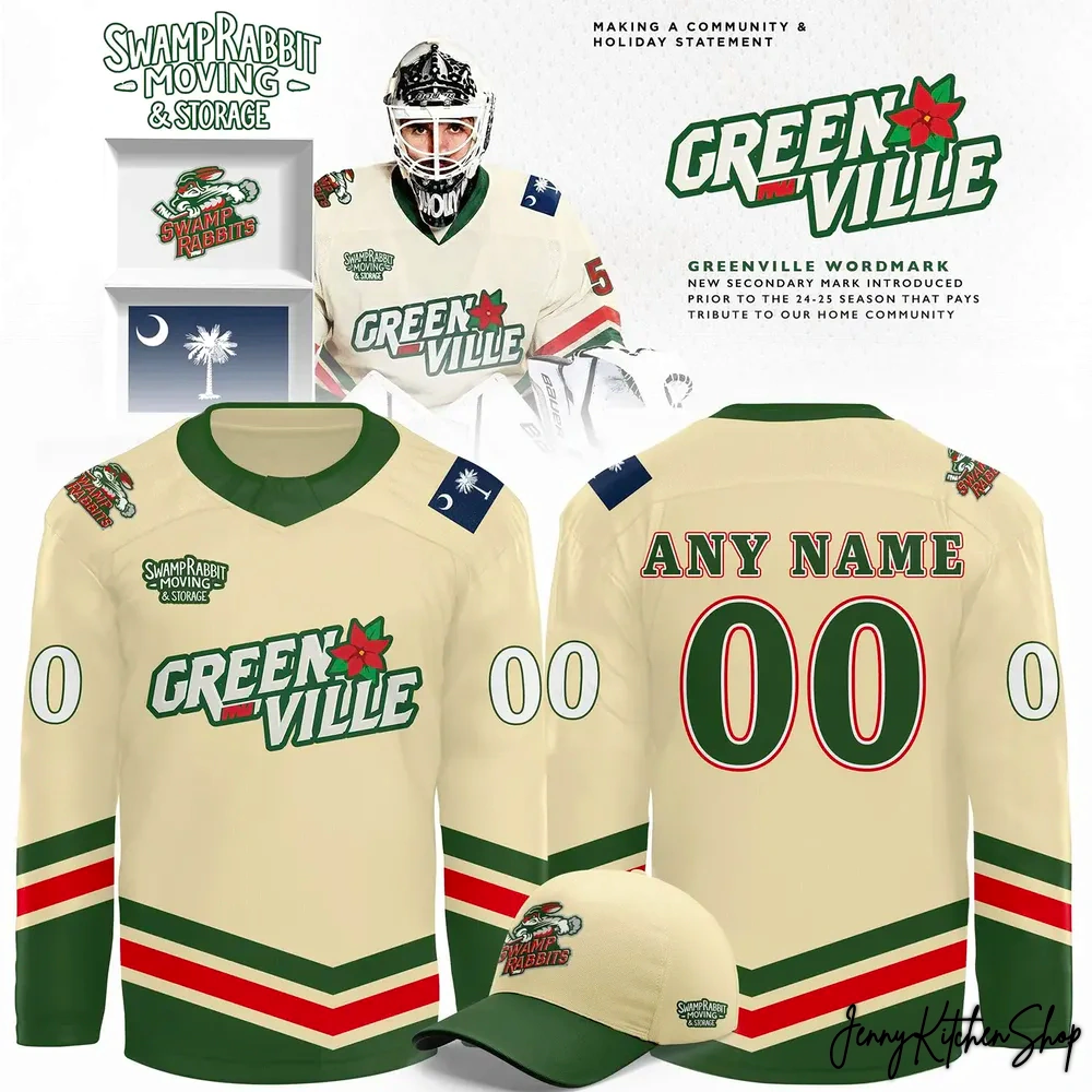 Greenville Swamp Rabbits Moving Storage 2026 Hockey Jersey