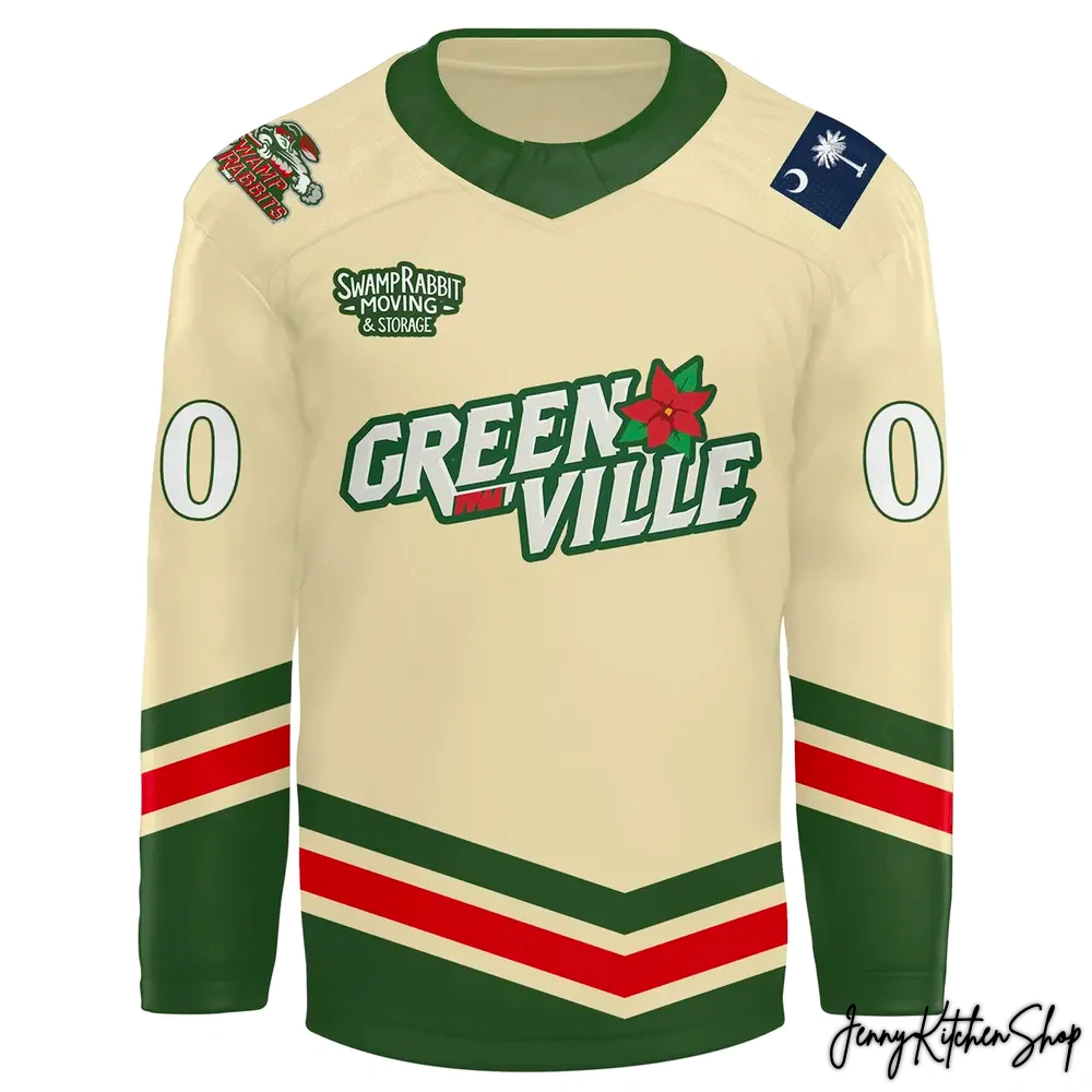 Greenville Swamp Rabbits Moving Storage 2026 Hockey Jersey