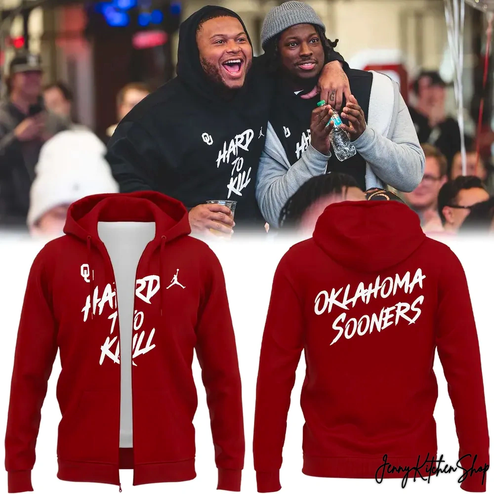 Hard To Kill Oklahoma Sooners Red Collection Hoodie