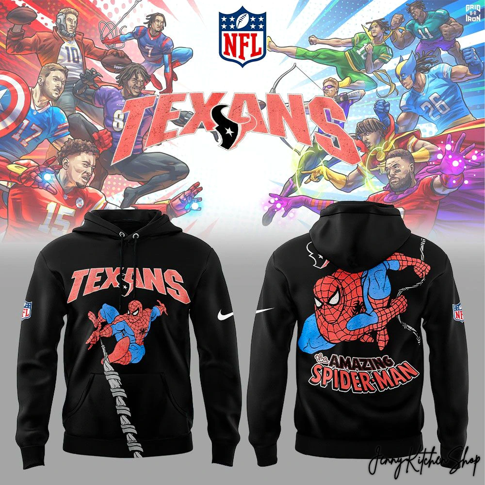 Houston Texans Amazing Spider Man 2025 T-Shirt, Hoodie