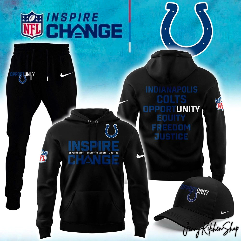 Indianapolis Colts Inspire Change 2025 Collection Hoodie