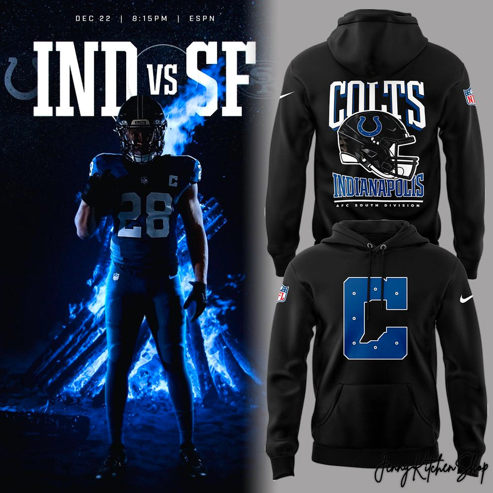 Indianapolis Colts Night Throw It Back Heritage Hoodie