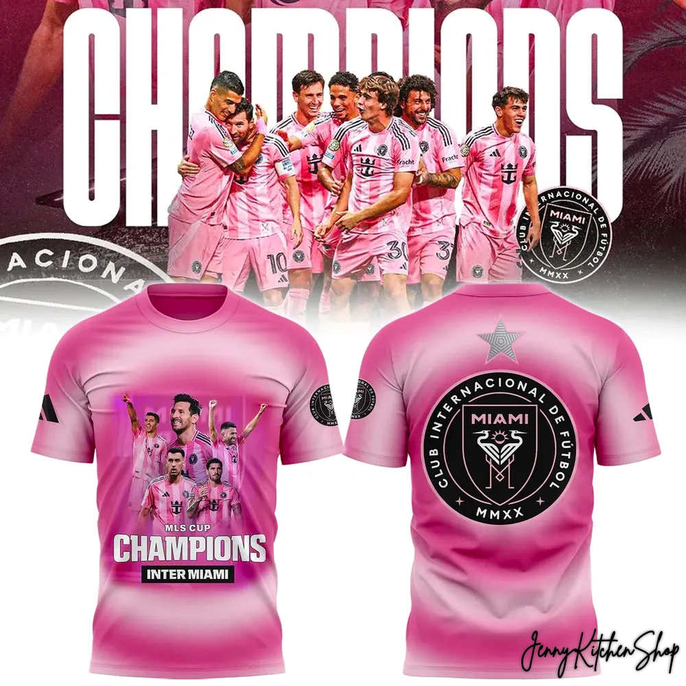 Inter Miami 2025 MLS Champions T-Shirt