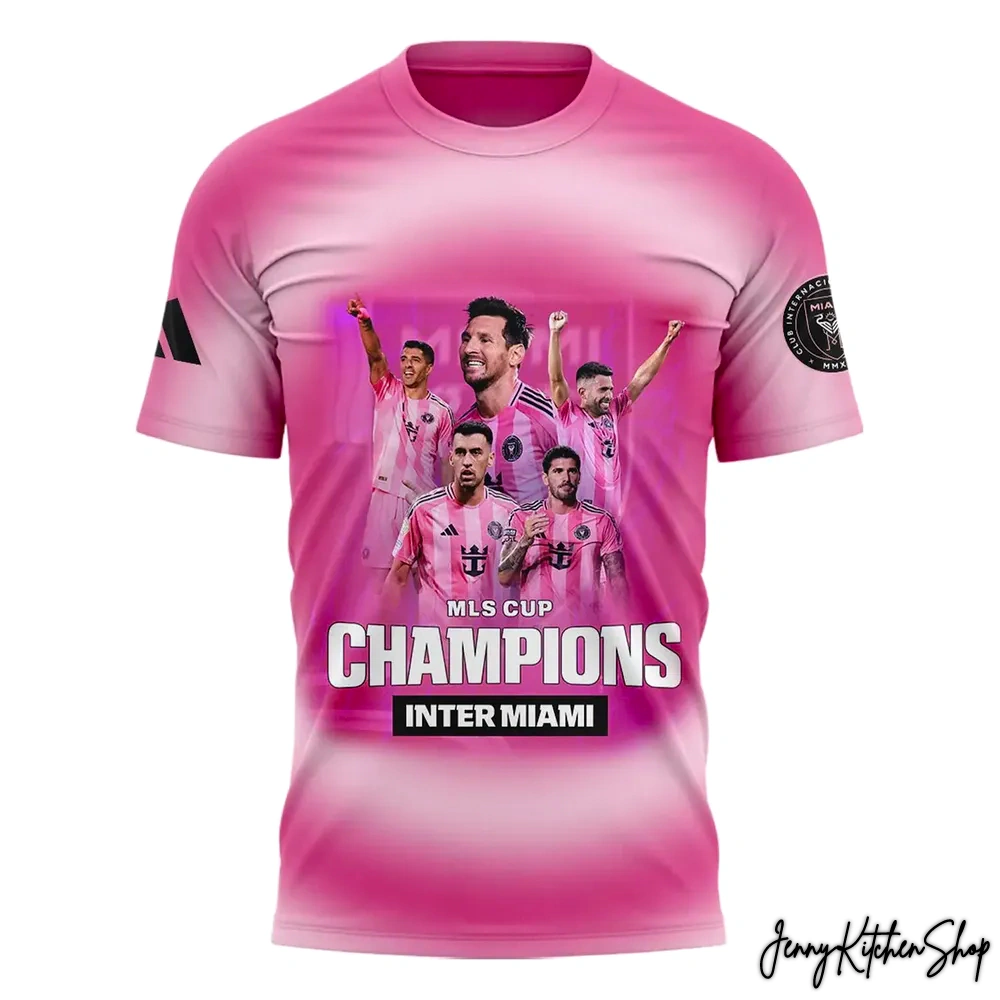 Inter Miami 2025 MLS Champions T-Shirt