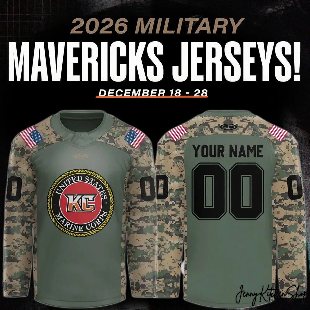 Kansas City Mavericks Military Appreciation Night 2026 Jersey Kansas City Mavericks Military Appreciation Night 2026 Jersey