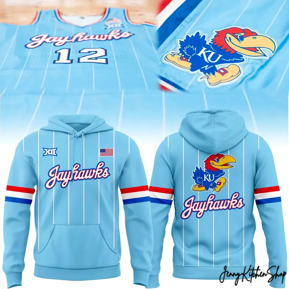 Kansas Jayhawks Basketball Uniforms 2026 Hoodie