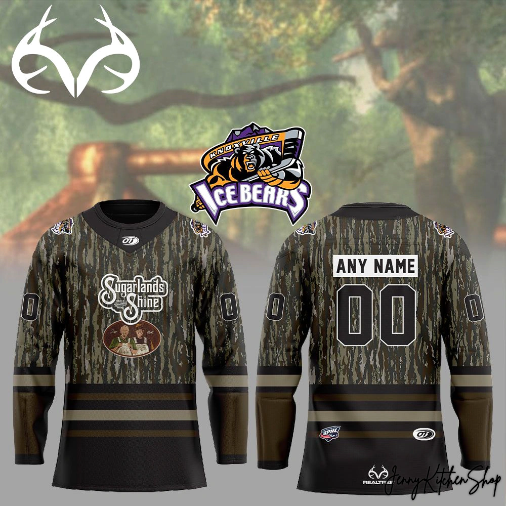 Knoxville Ice Bears Realtree Replica Custom Hockey Jersey Knoxville Ice Bears Realtree Replica Custom Hockey Jersey