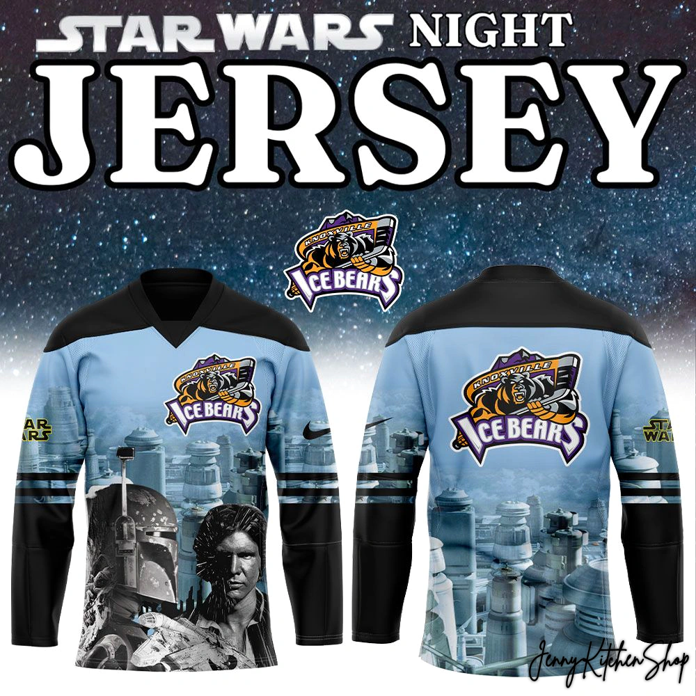 Knoxville Ice Bears Star Wars Night 2026 Hockey Jersey Knoxville Ice Bears Star Wars Night 2026 Hockey Jersey