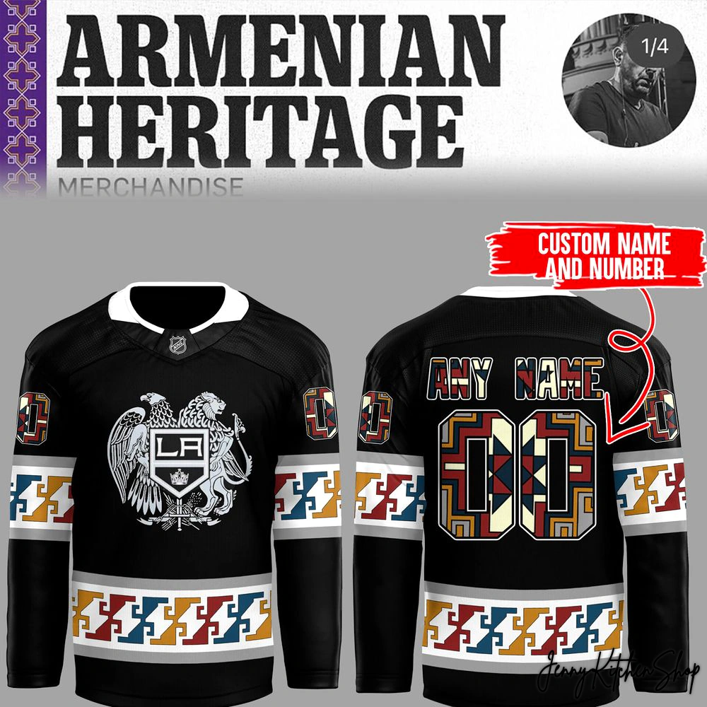 Los Angeles Kings 2025 American Heritage Custom Jersey