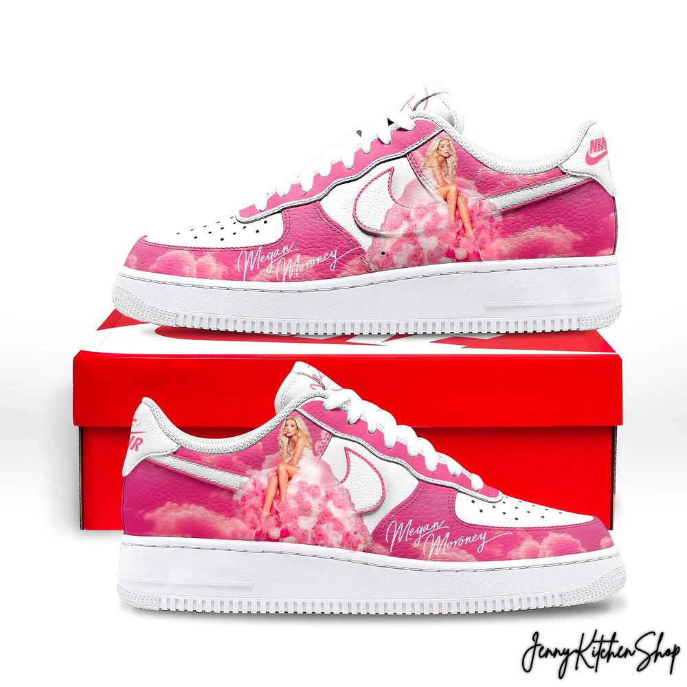 Megan Moroney Beautiful Pink AF1 Shoes