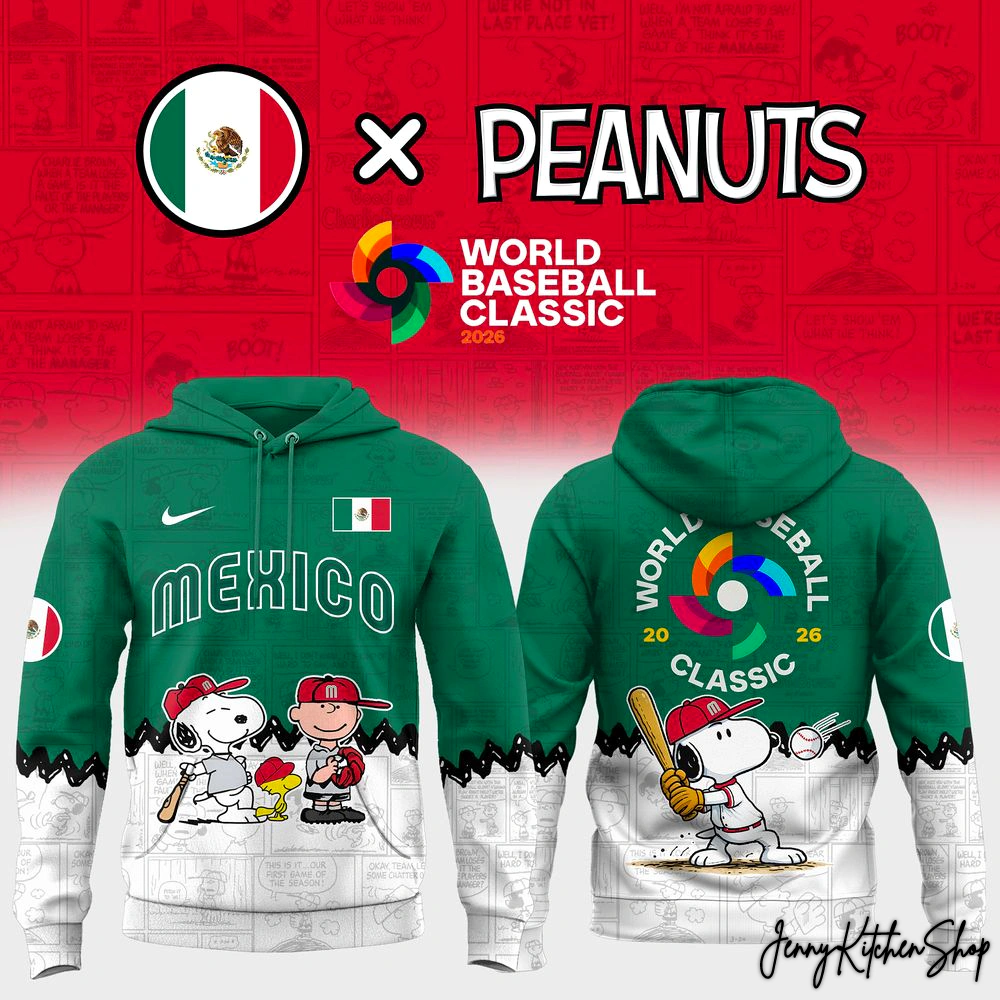 Mexico Baseball x Peanut 2026 World Baseball Hoodie