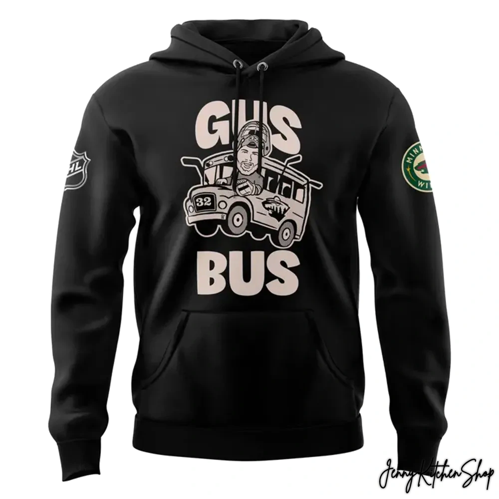 Minnesota Wild Gus Bus New T-Shirt