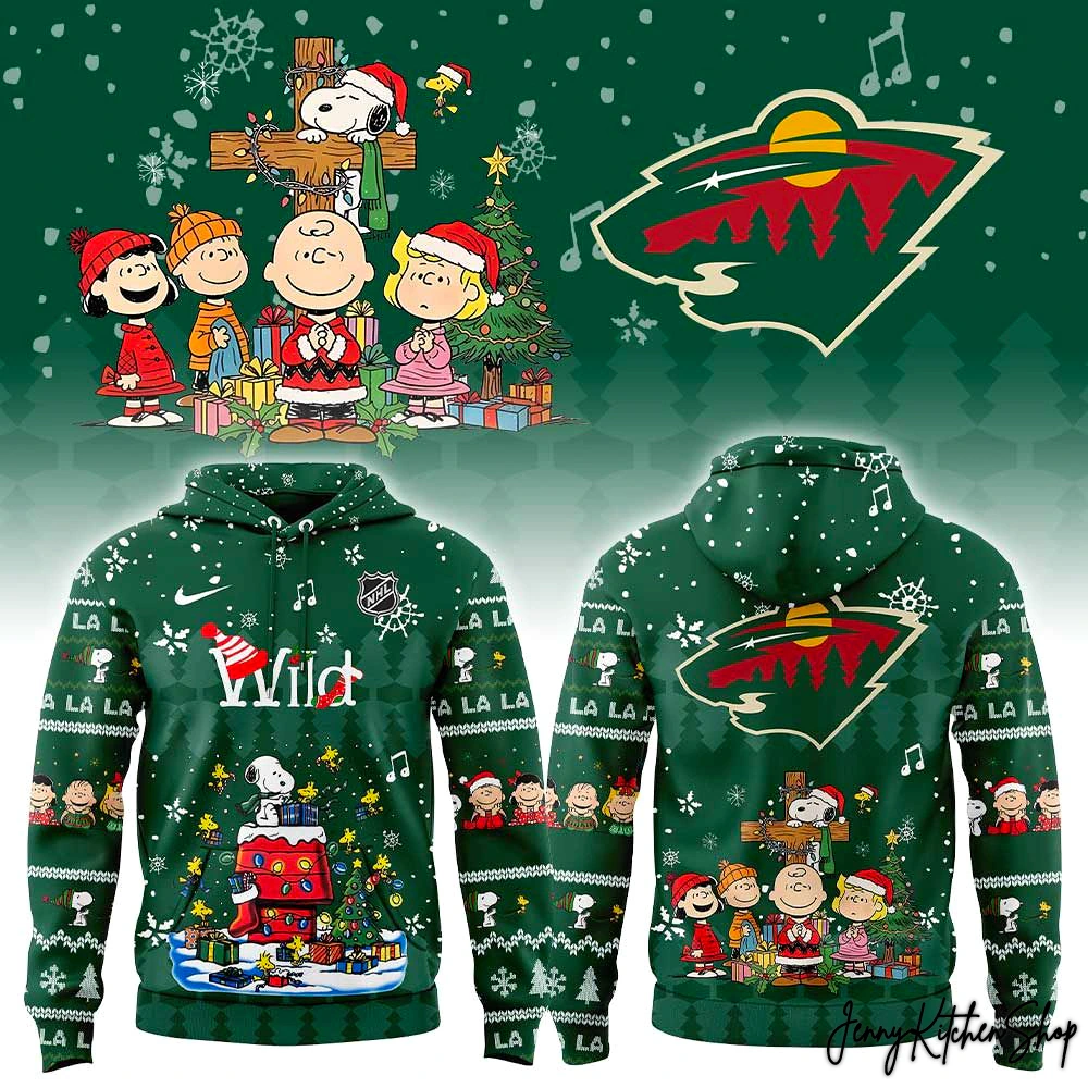 Minnesota Wild Peanuts Christmas Hoodie