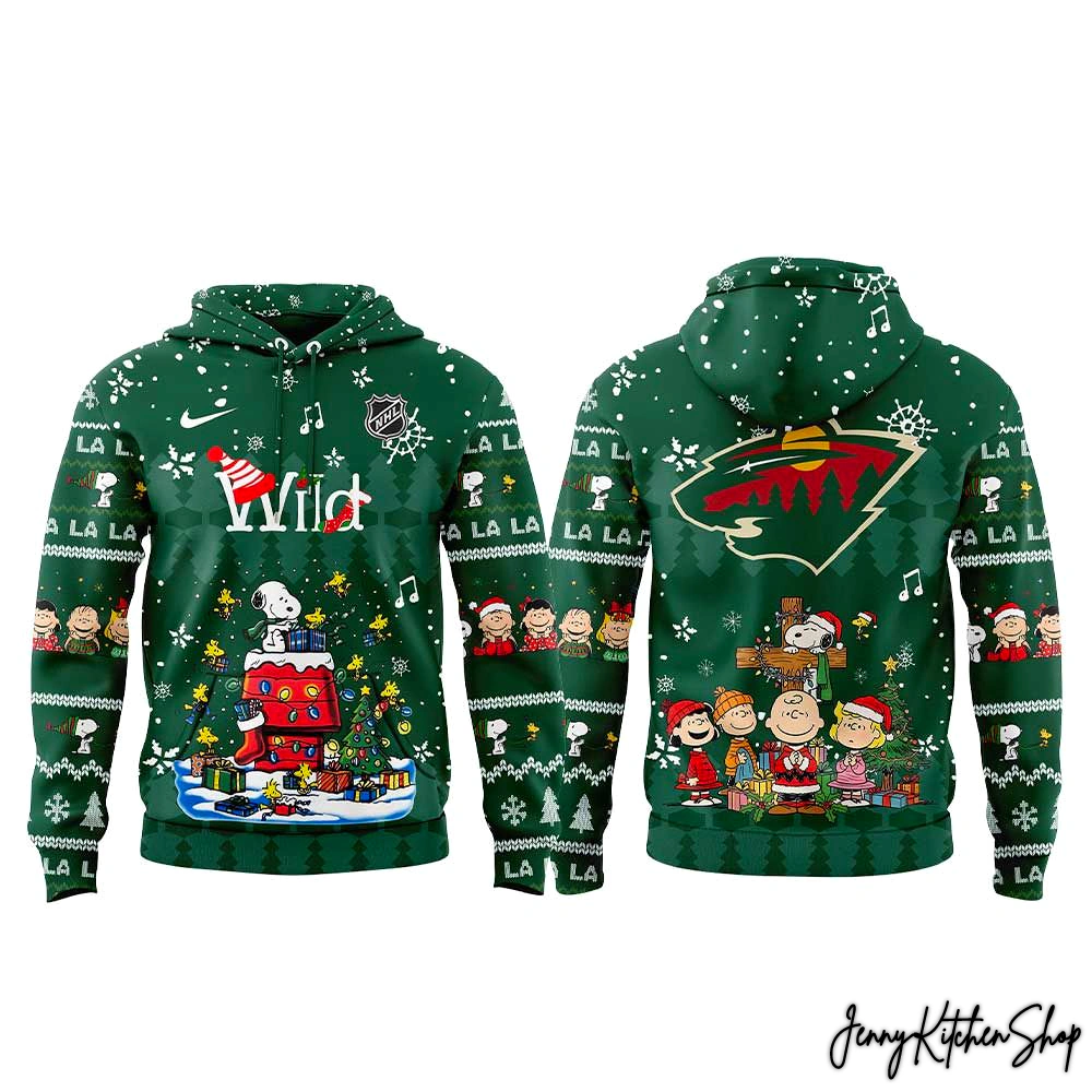 Minnesota Wild Peanuts Christmas Hoodie