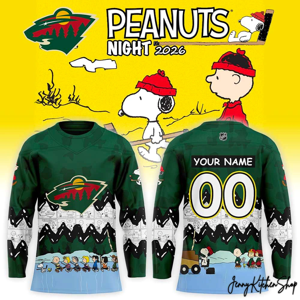 Minnesota Wild Peanuts Night 2026 Hockey Jersey