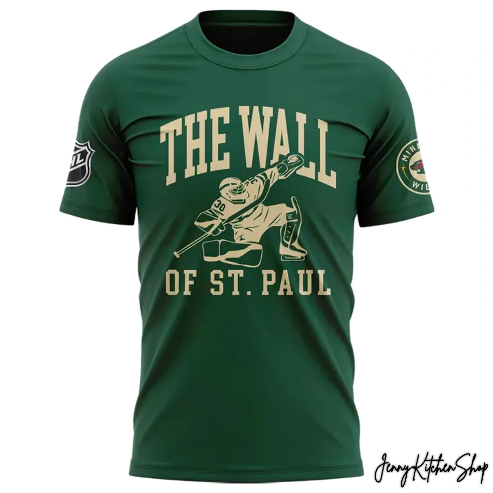 Minnesota Wild The Wall Of St Paul 2025 Green T-Shirt