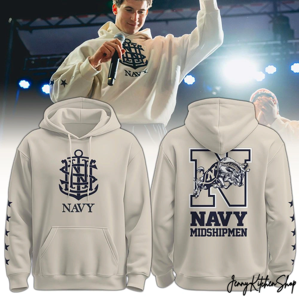 Navy Midshipmen 2025 New Edition Go Navy Hoodie