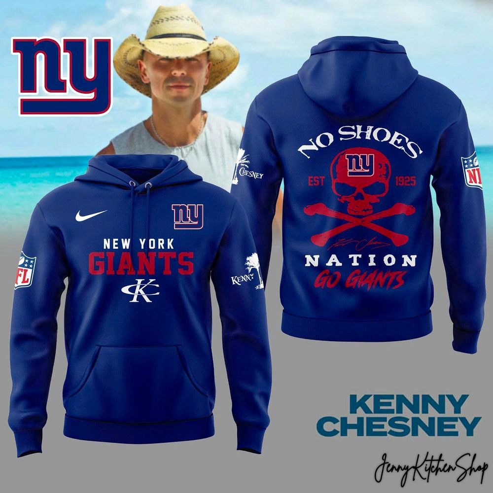New York Giants x Kenny Chesney No Shoes Limited Hoodie
