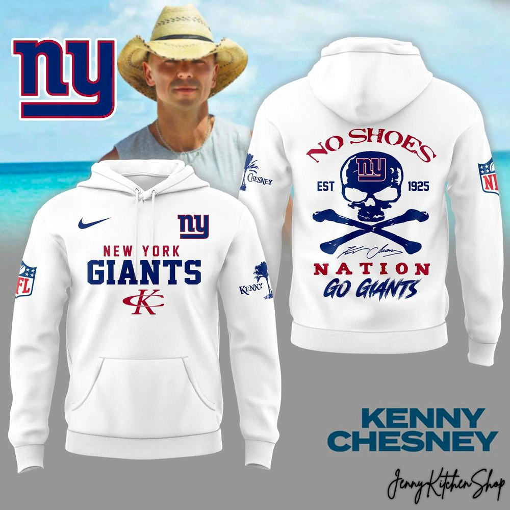 New York Giants x Kenny Chesney No Shoes Limited Hoodie