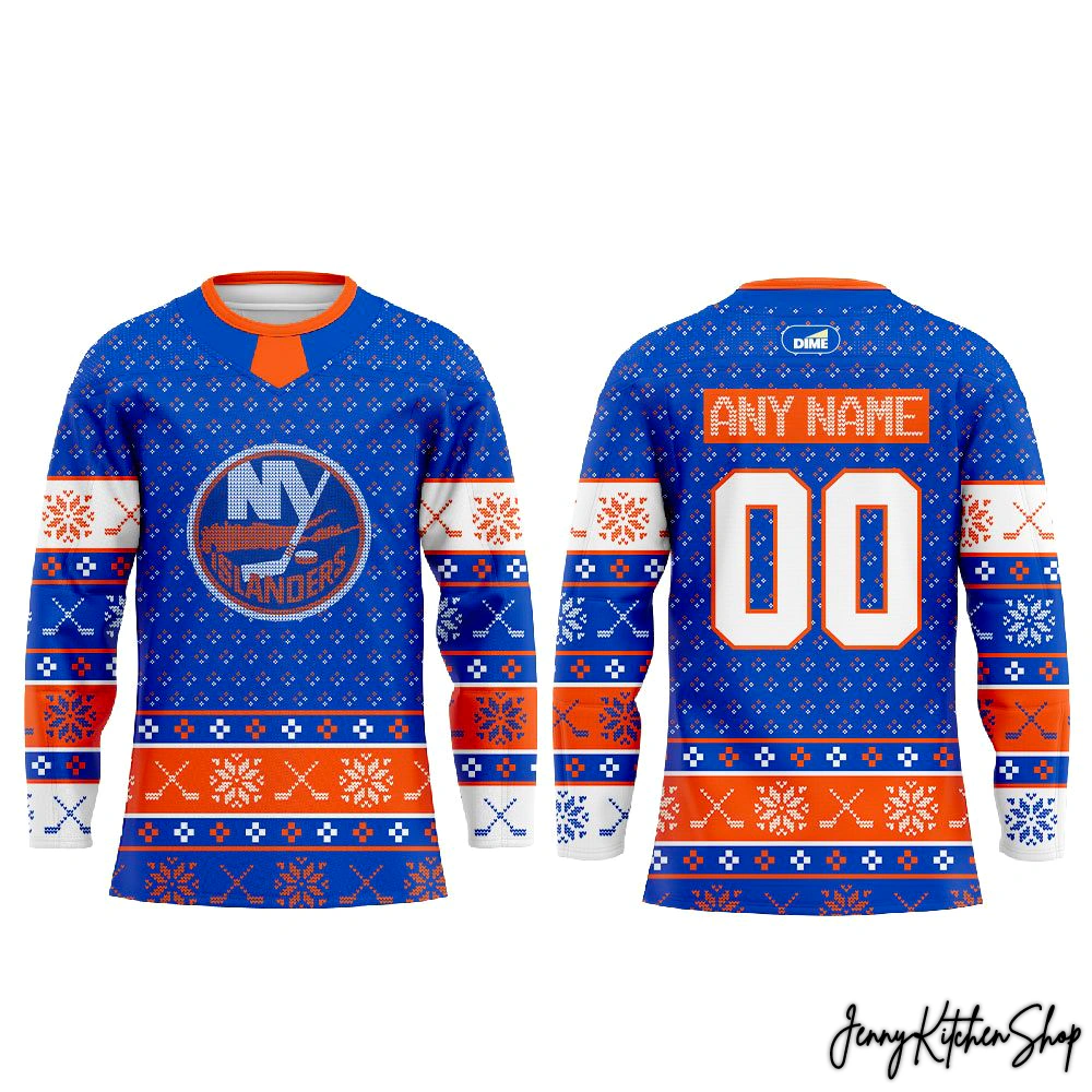 New York Islanders Holiday Outfit Hockey Jersey