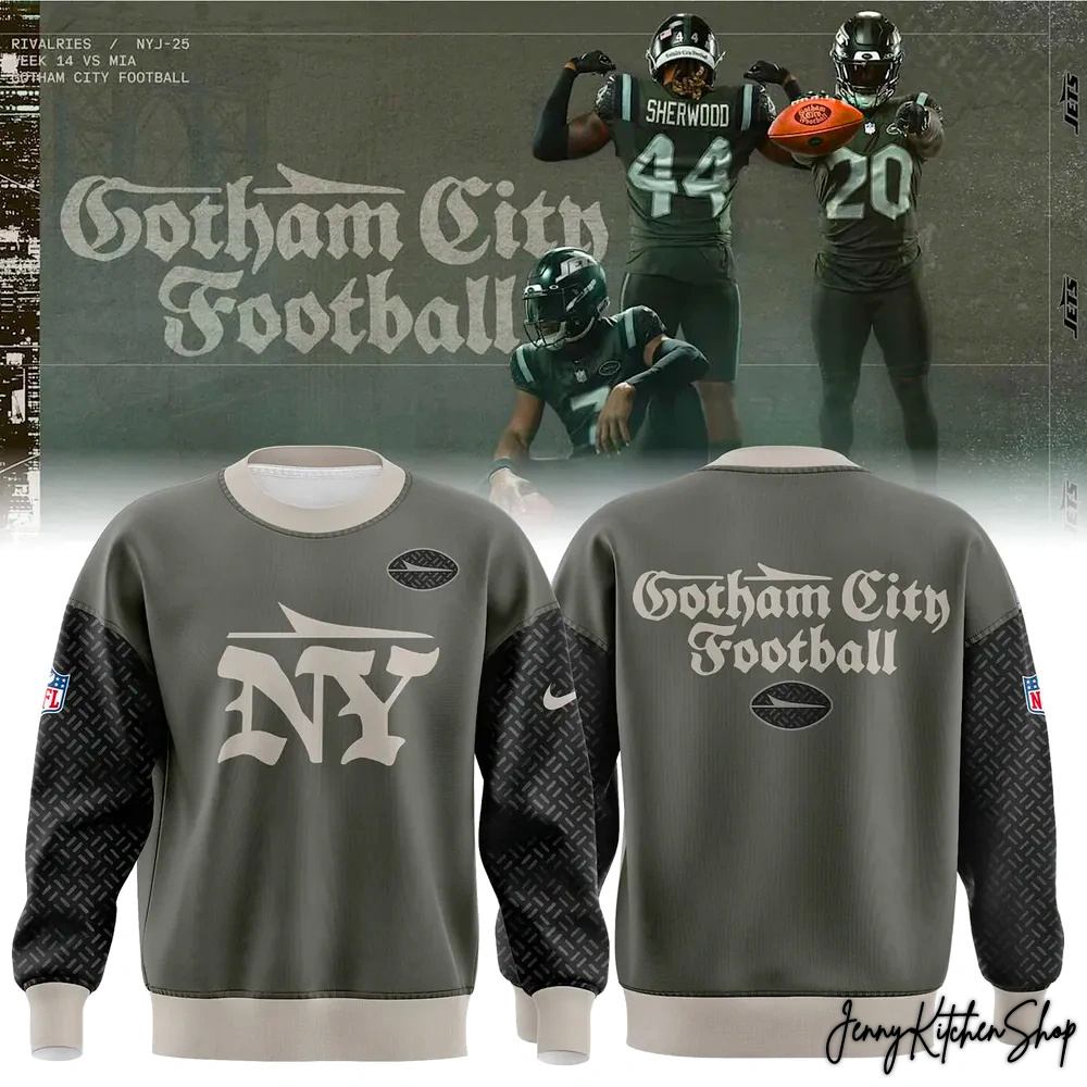 New York Jets Gotham City Football 2025 Limited Sweatshirt New York Jets Gotham City Football 2025 Limited Sweatshirt