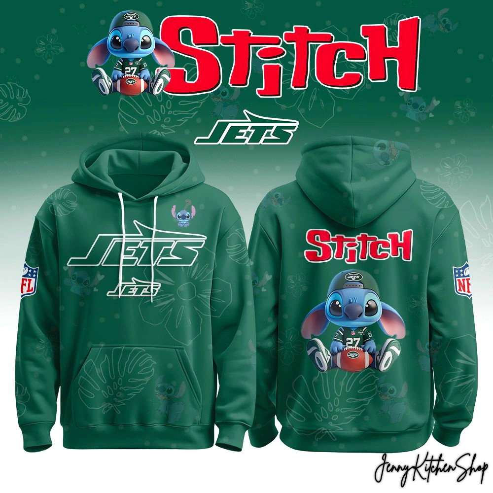 New York Jets x Lilo & Stitch 2026 Hoodie
