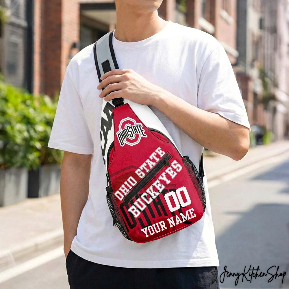 Ohio State Buckeyes Football Personalized Sling Bags