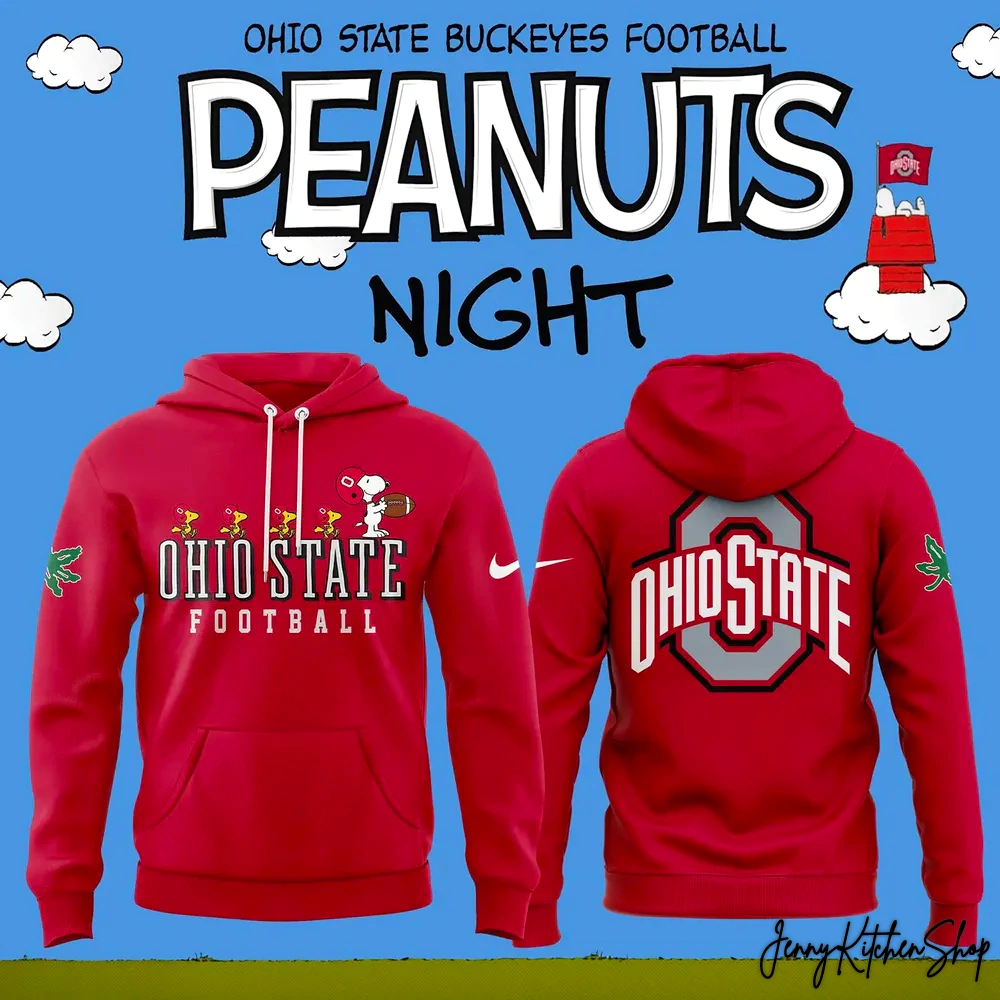 Ohio State Buckeyes Football x Peanuts Night 2025 Hoodie Ohio State Buckeyes Football x Peanuts Night 2025 Hoodie