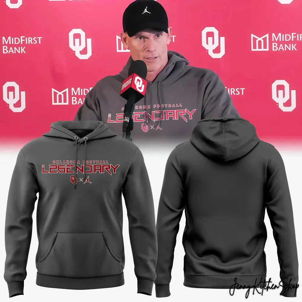 Oklahoma Sooners x Coach Brent Venables L26EDARY Gray Hoodie