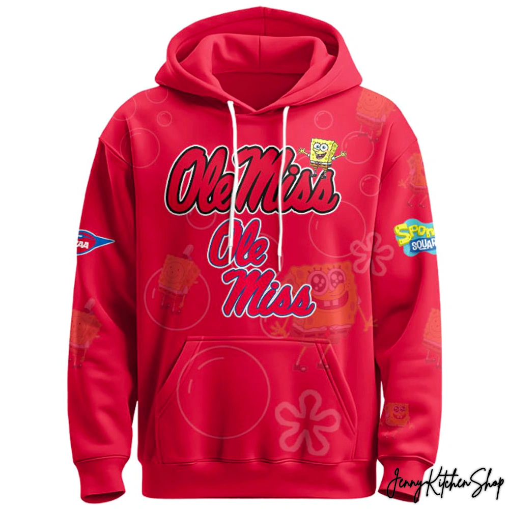 Ole Miss Rebels x SpongeBob Limited Hoodie