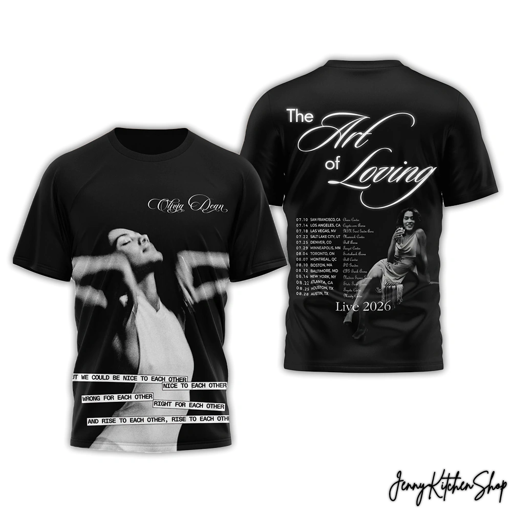 Olivia Dean The Art of Loving Live 2026 T-Shirt