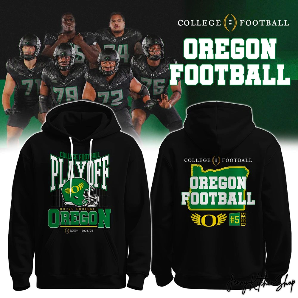 Oregon Ducks 2025-26 Collage Football Playoff Hoodie