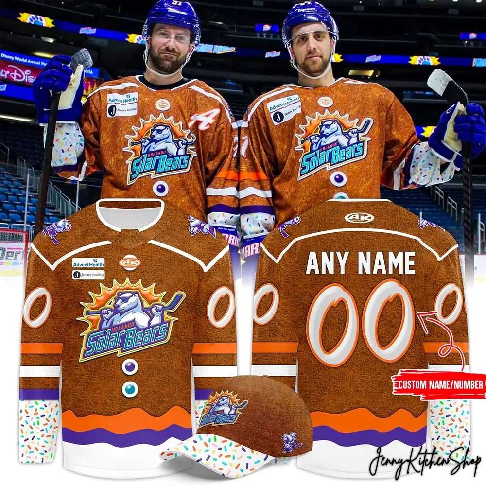 Orlando Solar Bears Teddy Bear Toss Hockey Jersey