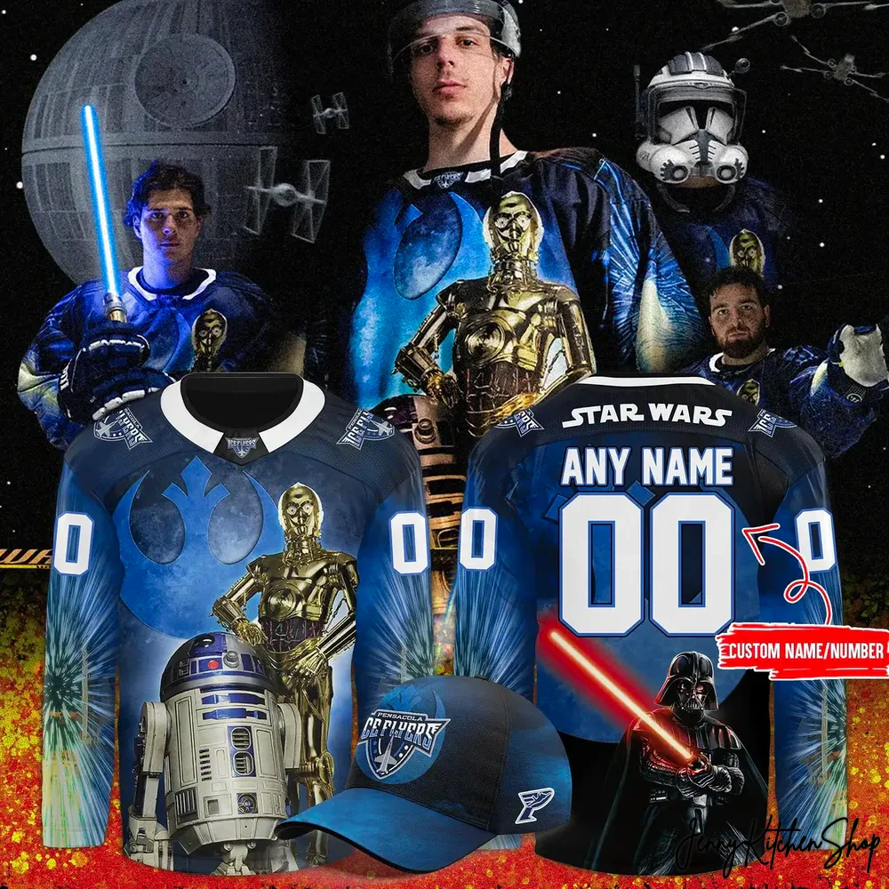 Pensacola Ice Flyers Star Wars Night Limited Hockey Jersey