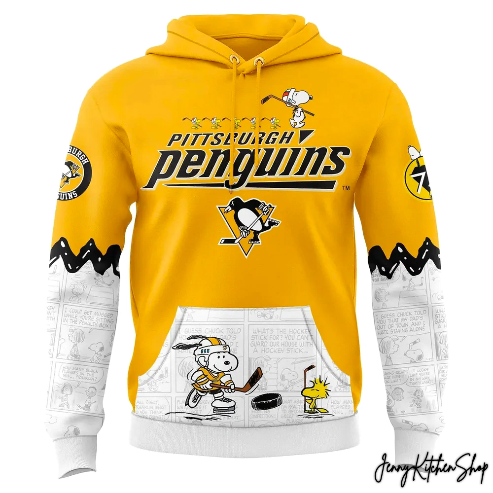 Pittsburgh Penguins Peanuts Night Hoodie