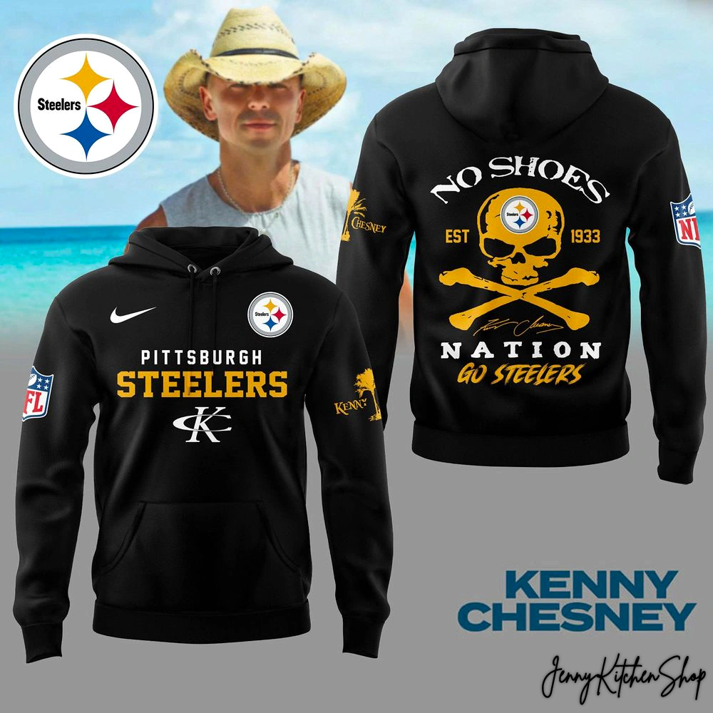 Pittsburgh Steelers x Kenny Chesney No Shoes Collection Hoodie