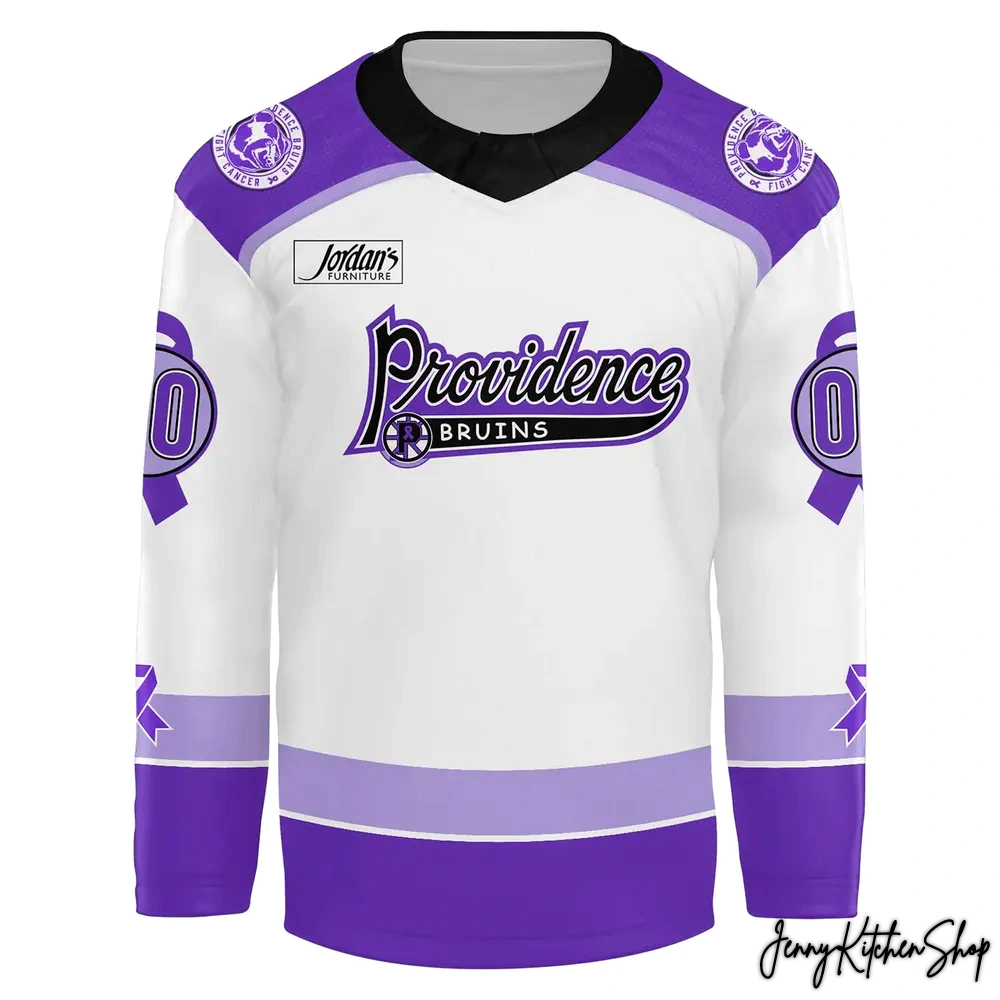 Providence Bruins 2025 Hockey Fight Cancer Jersey