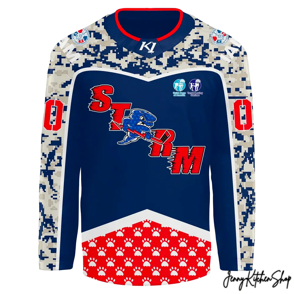 Quad City Storm Military Night Hockey Jersey