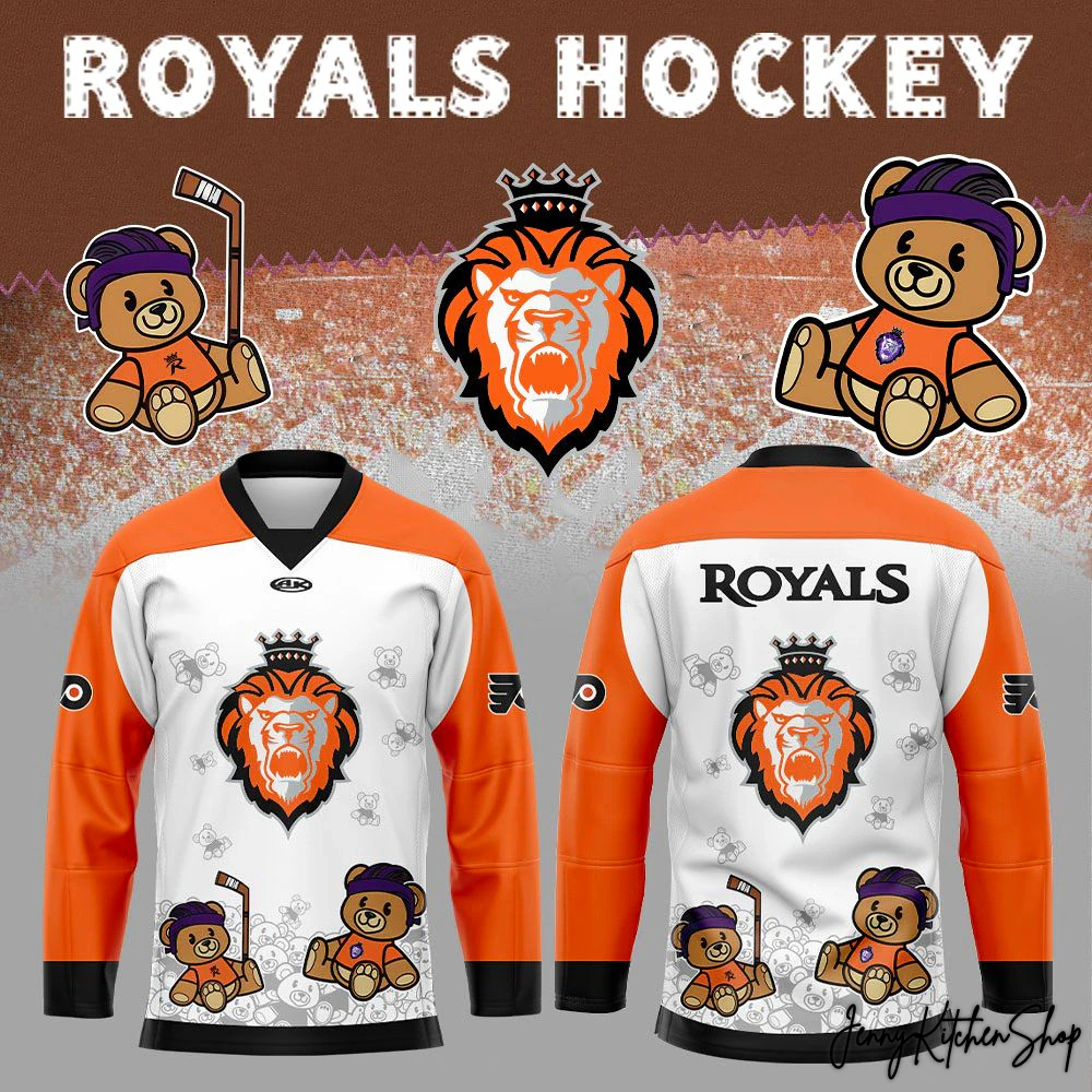 Reading Royals x Teddy Bear Toss 2025 New Hockey Jersey