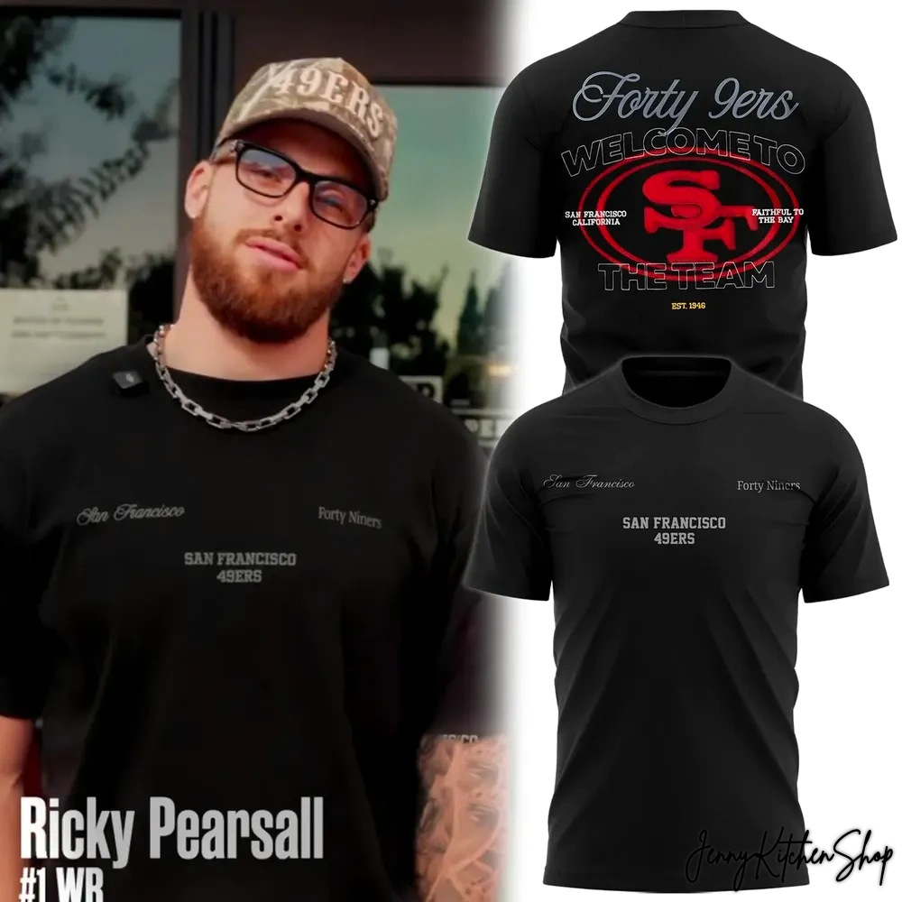 San Francisco 49ers x Ricky Pearsall New Shirt San Francisco 49ers x Ricky Pearsall New Shirt