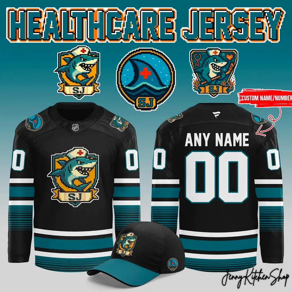San Jose Sharks Healthcare Heroes Limited Hockey Jersey