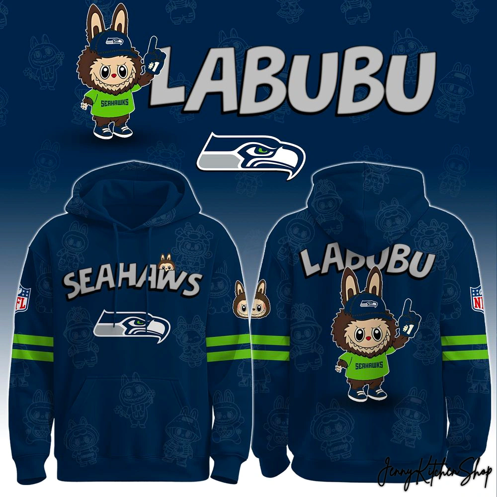 Seattle Seahawks x Labubu Hoodie