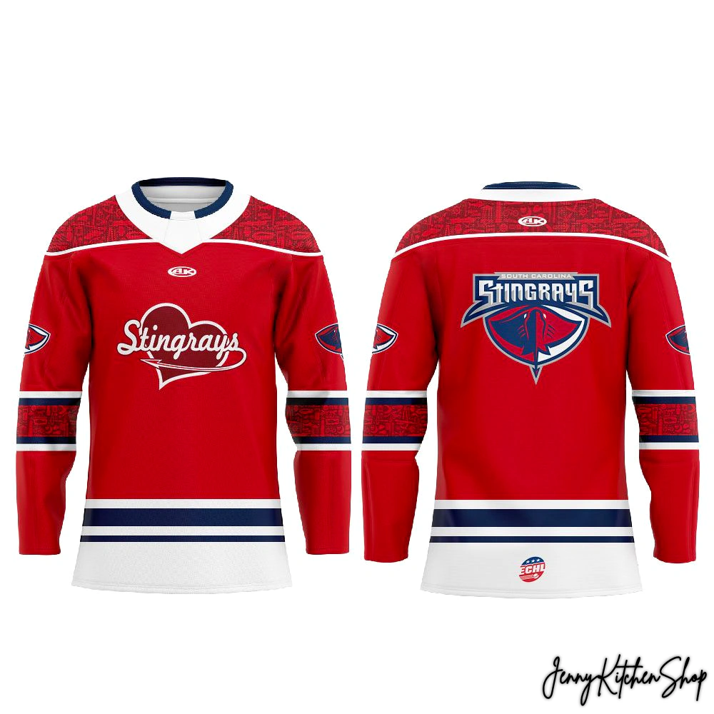 South Carolina Stingrays Inspired By Charleston And The Valentine Jersey