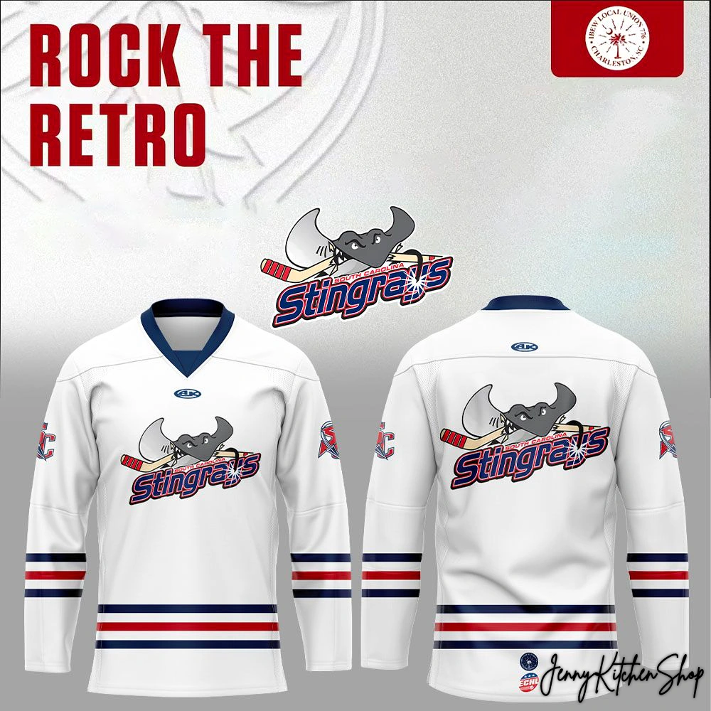 South Carolina Stingrays Rock The Retro 2026 Jersey South Carolina Stingrays Rock The Retro 2026 Jersey