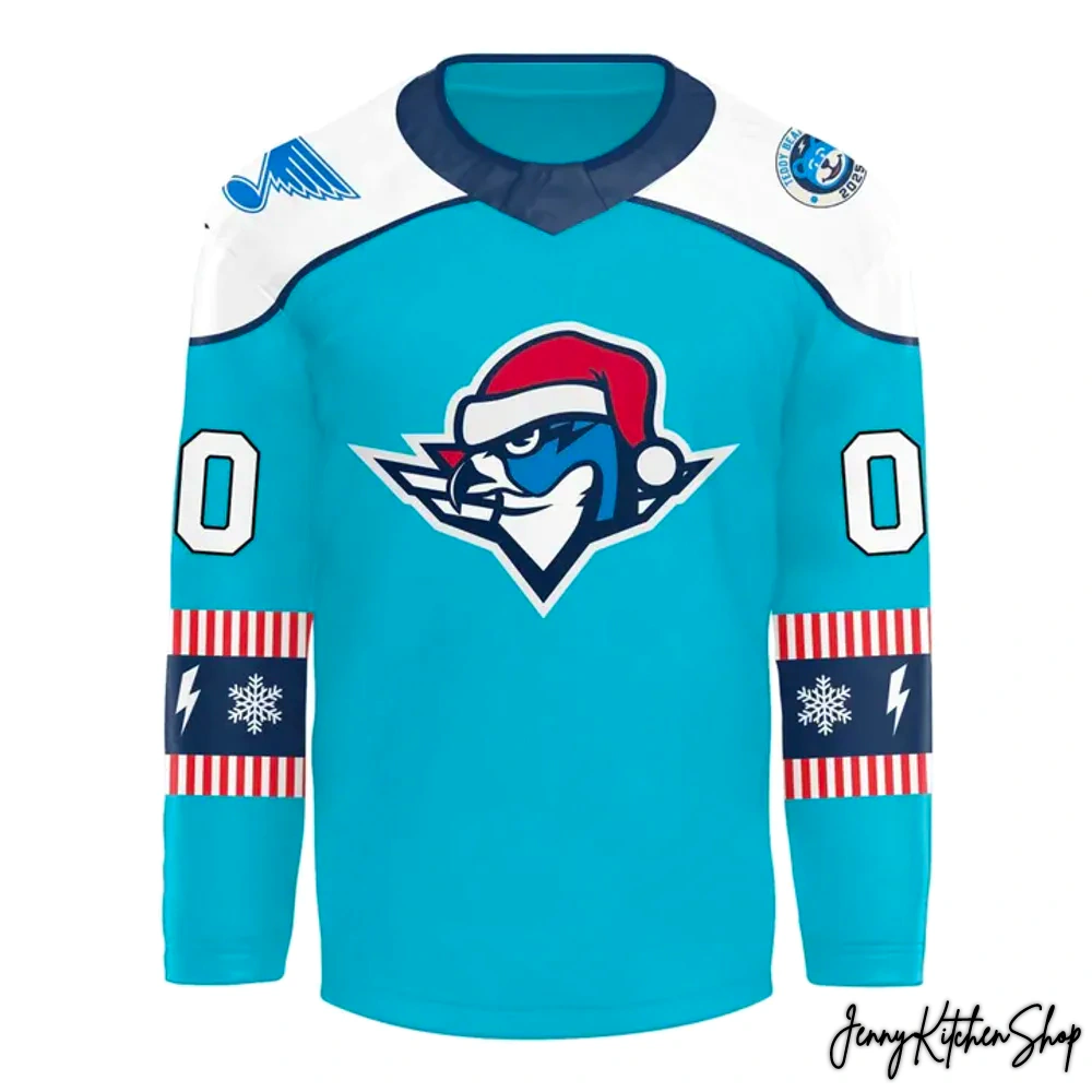Springfield Thunderbirds Merry Christmas 2025 Hockey Jersey