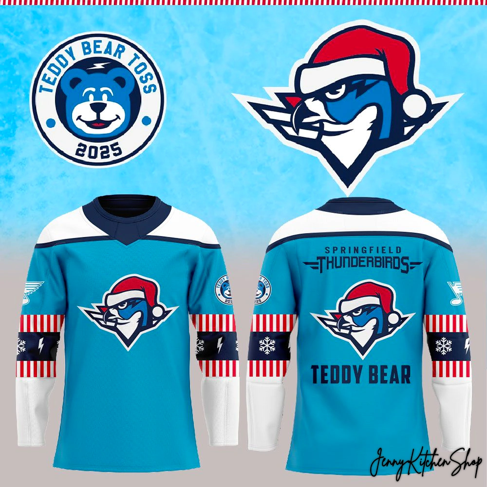 Springfield Thunderbirds Teddy Bear Toss 2025 Limited Hockey Jersey