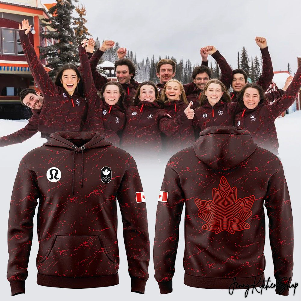 Team Canada Milano Cortina 2026 Hoodie Team Canada Milano Cortina 2026 Hoodie