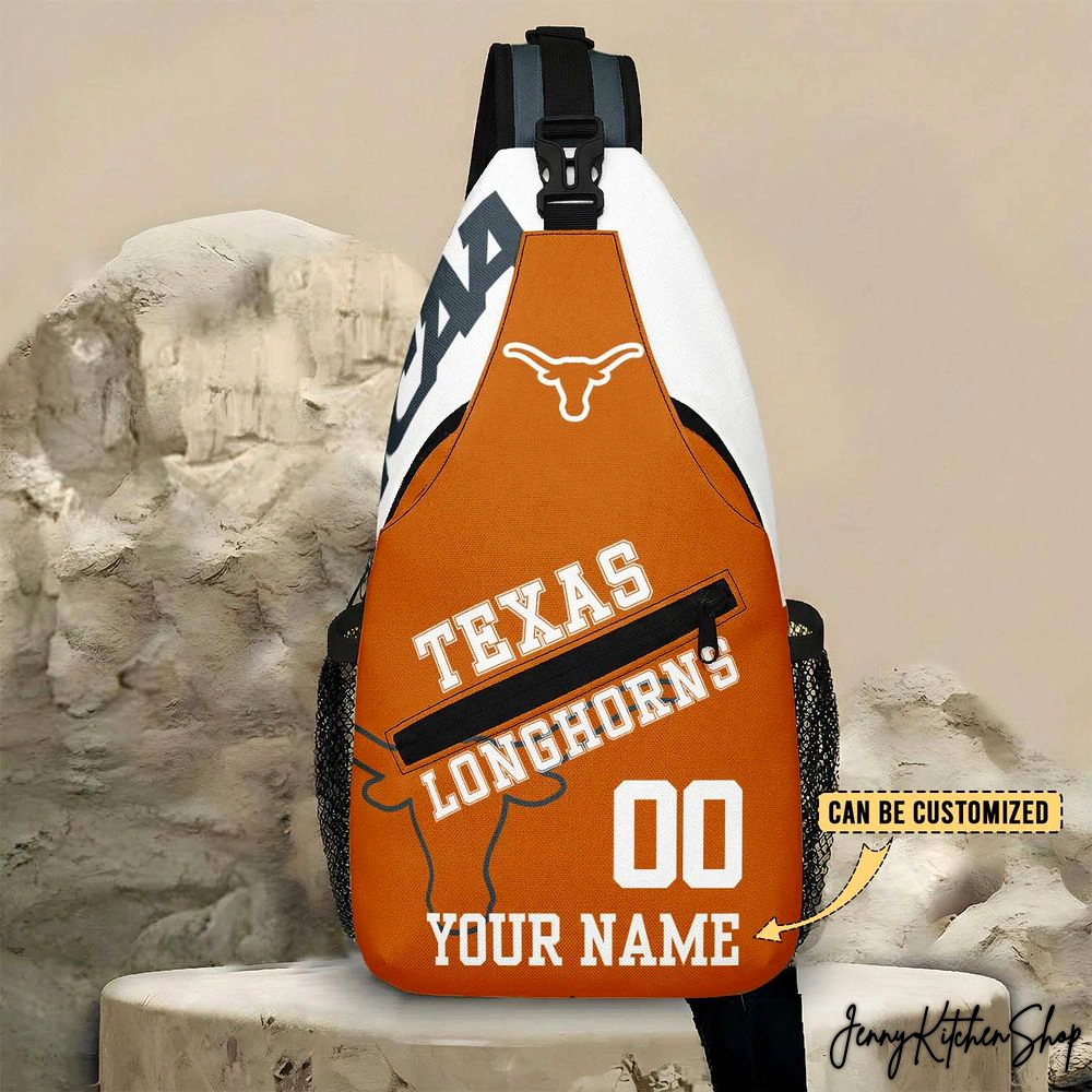 Texas Longhorns Football Personalized Sling Bags