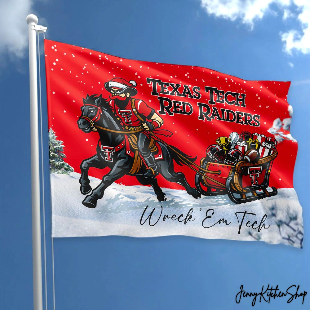 Texas Tech Red Raiders Wreck Em Tech Flag