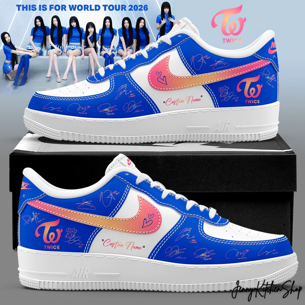 Twice This Is For World Tour 2026 Custom Air Force 1 Shoes Twice This Is For World Tour 2026 Custom Air Force 1 Shoes